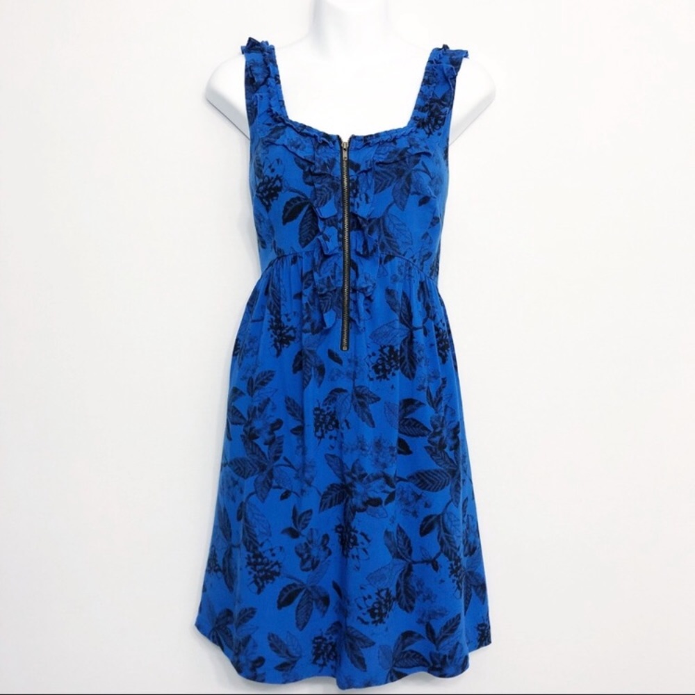 Urban Outfitters Kimchi Blue Floral Leaf Dress
